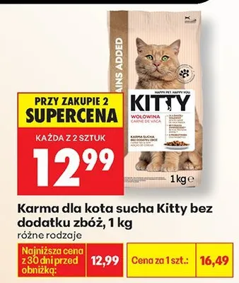Karma dla kota sucha bez dodatku zbóż, 1 kg promocja w Biedronka