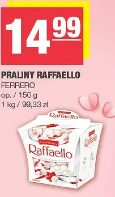 Praliny Raffaello Ferrero promocja w SPAR