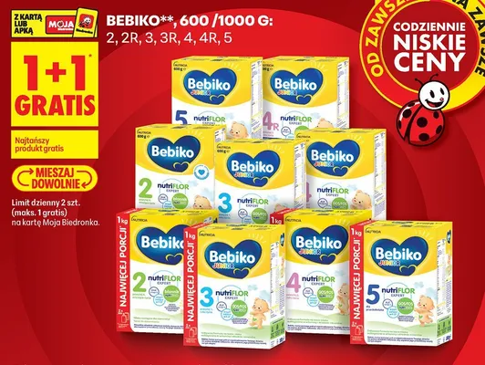 Mleko 600/100 g 2,2R, 3, 3R, 4, 4R, 5 promocja w Biedronka