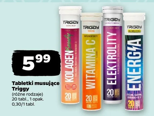 Tabletki musujące, różne rodzaje promocja w Netto