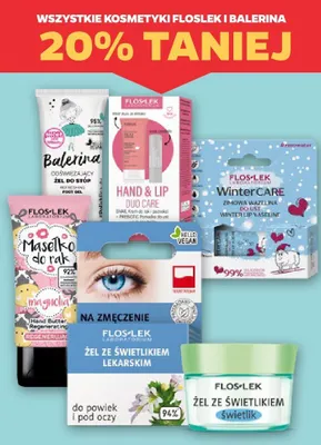 Kosmetyki Floslek i Balerina - 20% taniej promocja w Netto