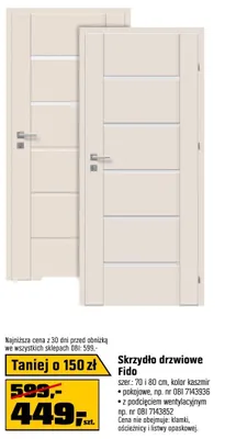 Skrzydło drzwiowe Fido promocja w OBI