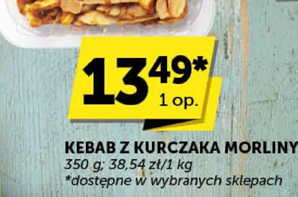 Kebab z kurczaka Morliny promocja w Euro Sklep