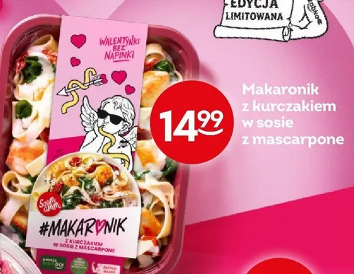 Makaronik z kurczakiem w sosie z mascarpone promocja w Żabka