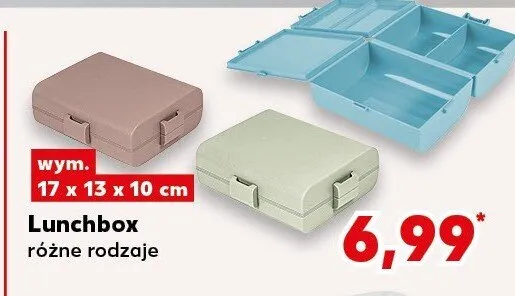 Lunchbox 17x13x10 cm, różne rodzaje Kaufland promocja w Kaufland