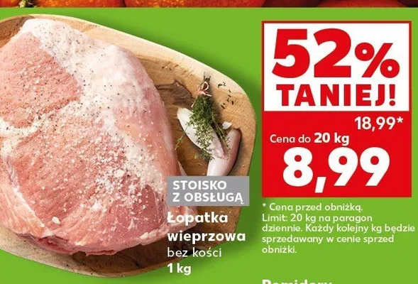 Łopatka wieprzowa promocja w Kaufland