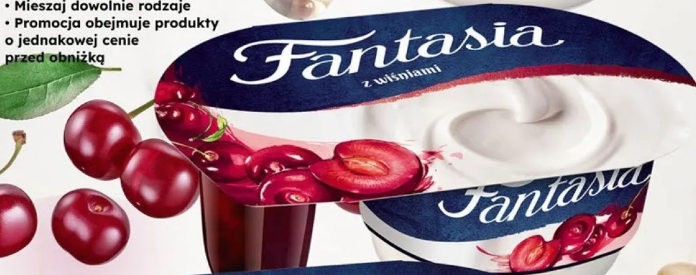Jogurt z wiśniami Fantasia promocja