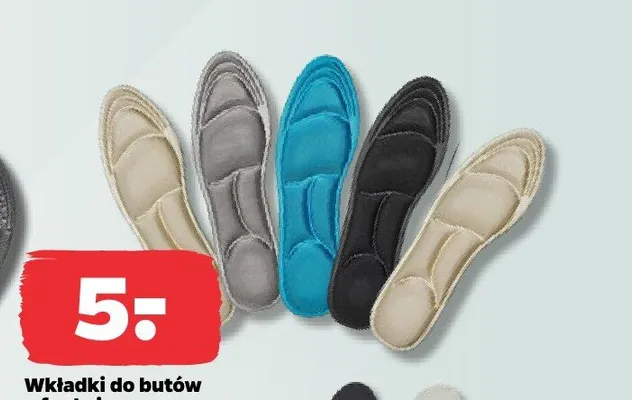 Wkładki do butów z funkcją memory promocja w Netto