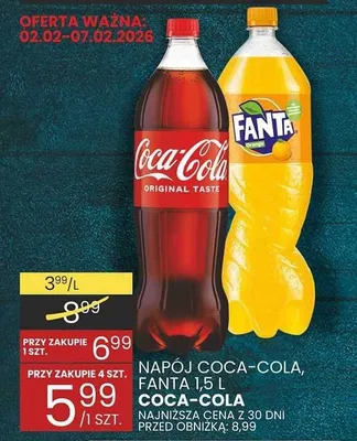 Napój Coca-cola promocja w Wafelek