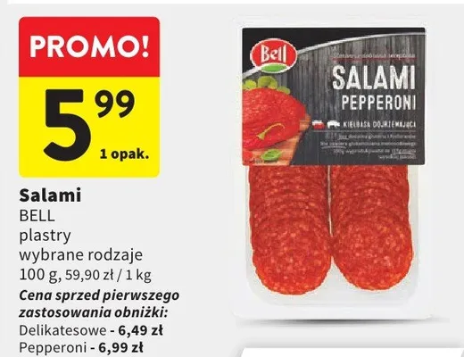 Salami promocja w Intermarche