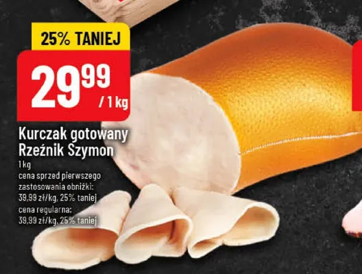 Kurczak gotowany Rzeźnik Szymon promocja w POLOmarket