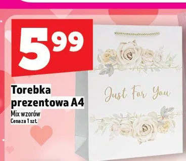 Torebka prezentowa A4 promocja w TOPAZ