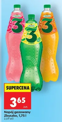 Napój gazowany Zbyszko 1,75 l promocja w Biedronka