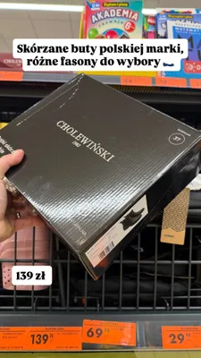 Buty skórzane  promocja w Biedronka