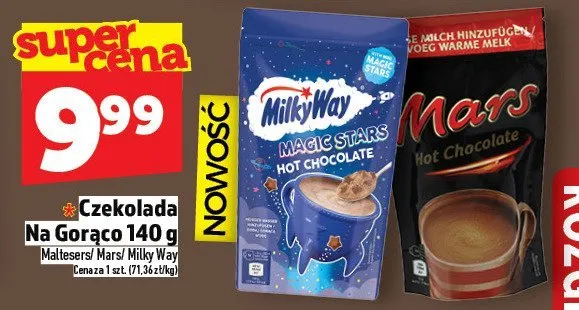 Czekolada Na Gorąco Milky Way/Mars 140 g promocja w TOPAZ