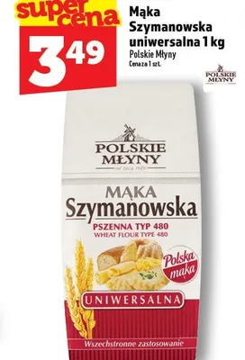 Mąka Szymanowska uniwersalna 1 kg Polskie Młyny promocja w TOPAZ