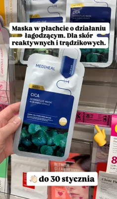 Maska w płachcie Cica Dermaplus Mask  promocja w Hebe