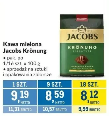 Kawa promocja w Makro