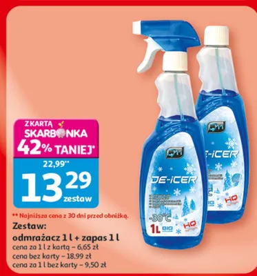 Odmrażacz do szyb De-icer promocja