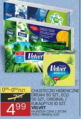 Chusteczki higieniczne promocja w Wafelek