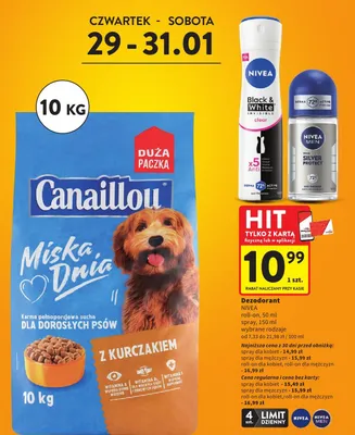 Dezodorant Nivea Black & White Invisible Clear spray promocja w Intermarche