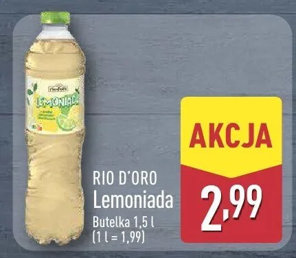 Lemoniada Rio D'oro promocja w Aldi