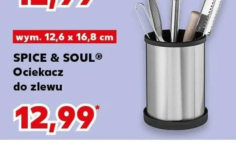 Ociekacz do zlewu Spice & Soul promocja w Kaufland