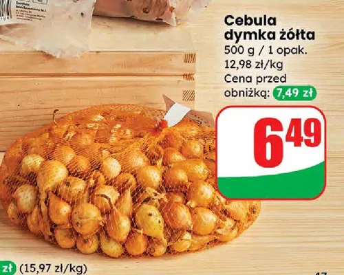 Cebula dymka żółta promocja w Dino