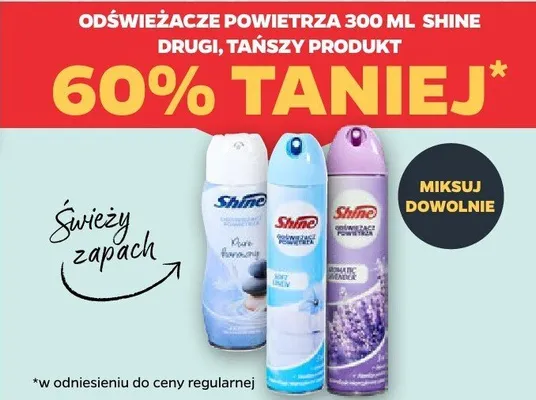 Odświeżacz powietrza maliny i limonka Air wick active fresh promocja w Netto