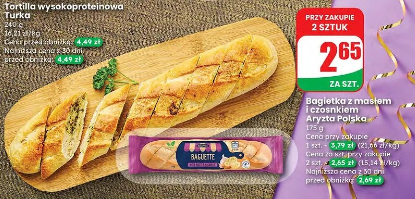 Tortilla wysokoproteinowa Turko promocja w Dino