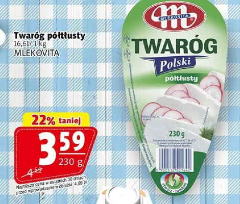 Twaróg półtłusty promocja w Prim Market
