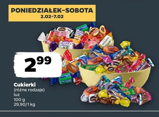 Cukierki (różne rodzaje) luz promocja w Netto