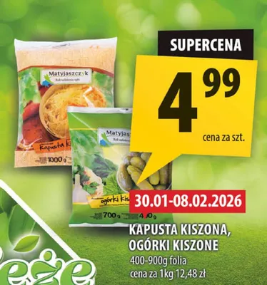 Kapusta kiszona, ogórki kiszone Arhelan promocja