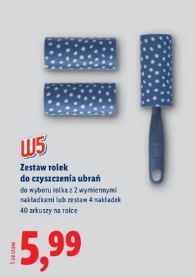 Zestaw rolek do czyszczenia ubrań promocja w Lidl