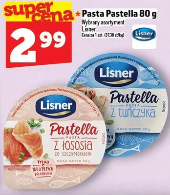 Pasta Pastella 80 g Lisner promocja w TOPAZ