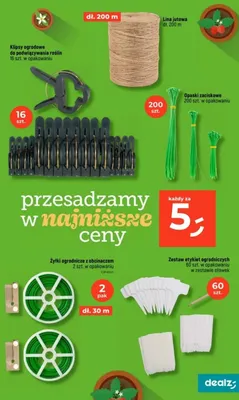 Żyłki ogrodnicze z obcinaczem 2 szt. w opakowaniu dł. 30 m promocja w Dealz