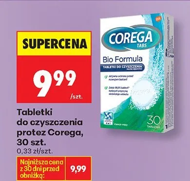 Tabletki do czyszczenia protez, 30 szt. promocja w Biedronka