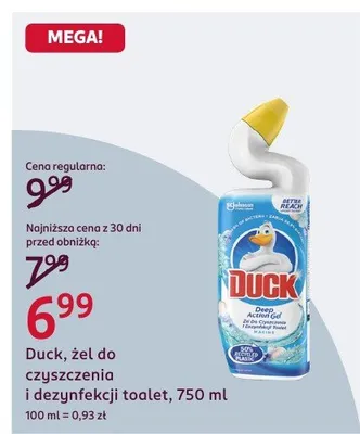 Żel do czyszczenia i dezynfekcji toalet, 750 ml promocja w Rossmann