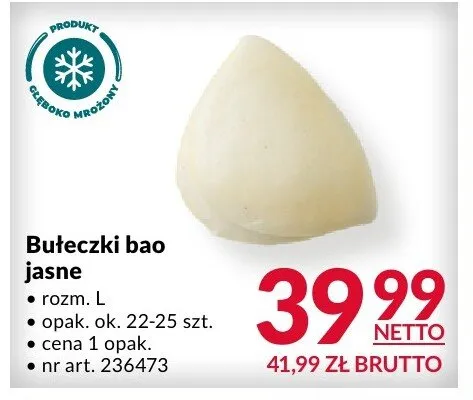 Bułeczki bao jasne rozmiar L Makro promocja w Makro