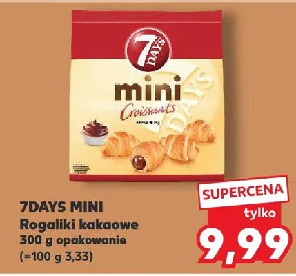Rogaliki kakaowe Mini 7days promocja w Kaufland
