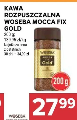 Kawa rozpuszczalna Woseba Mocca Fix Gold promocja w Stokrotka