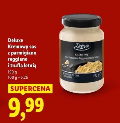 Kremowy sos z parmigiano reggiano i truflą letnią promocja w Lidl