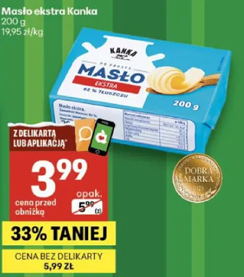 Masło promocja w Delikatesy Centrum