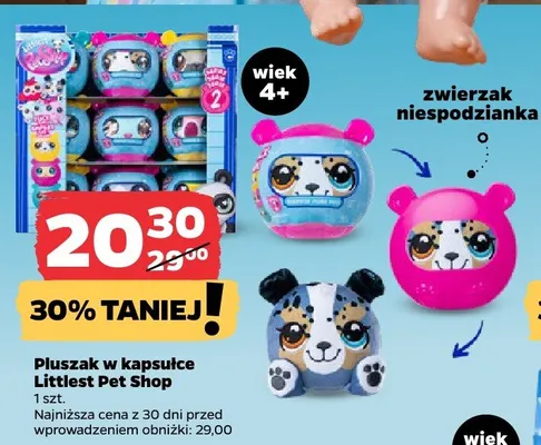 Pluszak w kapsułce Littlest Pet Shop promocja w Netto