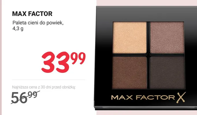 Paleta cieni do powiek  promocja w Rossmann