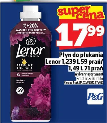 Płyn do płukania Lenor promocja w TOPAZ