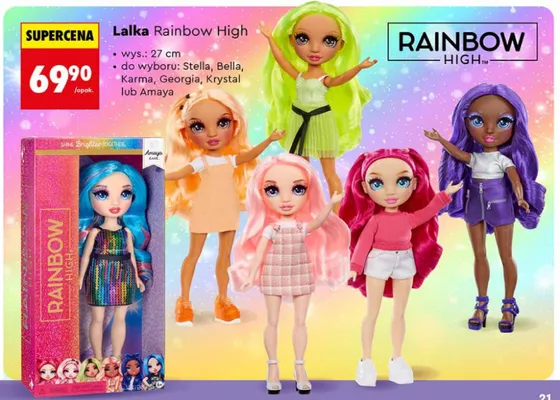 Lalka Rainbow High promocja w Biedronka