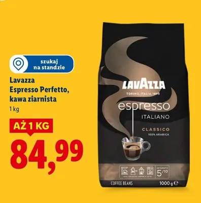 Kawa ziarnisa Espresso Perfetto promocja w Lidl