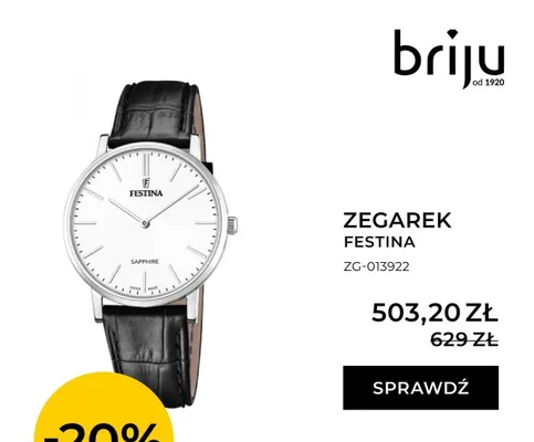 Zegarek FESTINA ZG-013922 promocja w Briju