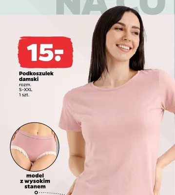 Podkoszulek damski promocja w Netto